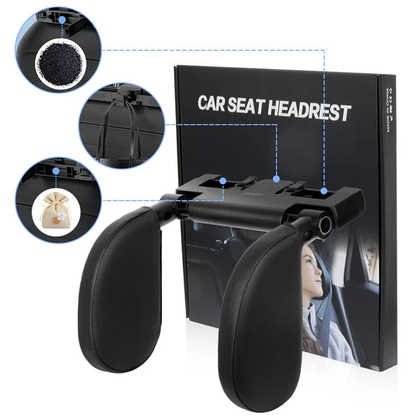 Adjustable Car Sleep Headrest | Neck Support Travel Pillow - Carmodza.com