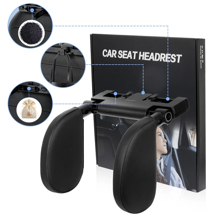 Adjustable Car Sleep Headrest | Neck Support Travel Pillow - Carmodza.com