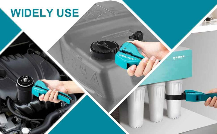 Adjustable Rubber Strap Wrench Tool for Oil Filters & Jars - Carmodza.com