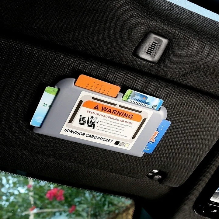 Car Visor Card Holder Clip for Interior Storage & Organization - Carmodza.com