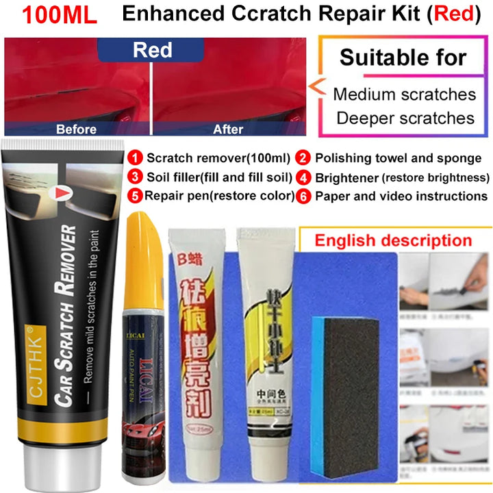Scratch Remover Paint for Cars | Erase Swirls & Scuffs Quickly - Carmodza.com