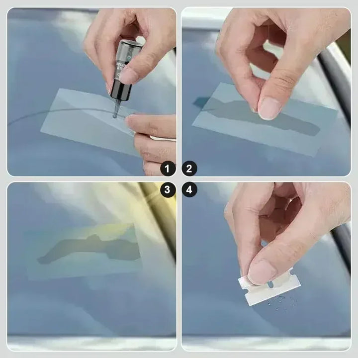 Car Windshield Crack Repair Kit | Quick Fix for Chips & Cracks - Carmodza.com