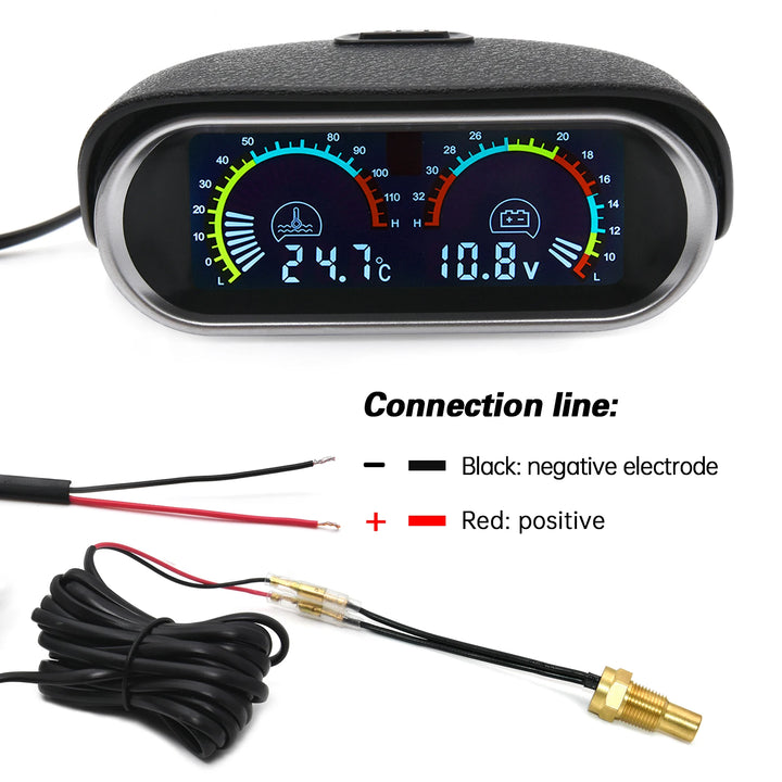 2 in 1 Car Water Temp Gauge | High-Quality Vehicle Accessory - Carmodza.com