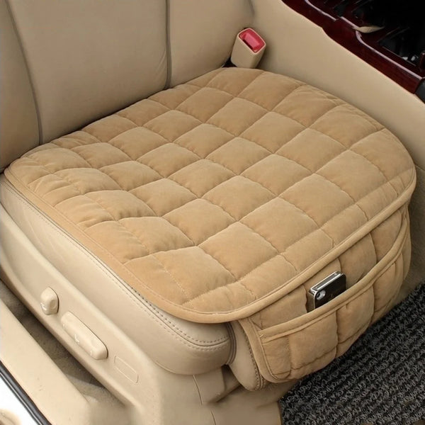 Car Cushion with Pocket | Anti-slip Universal Seat Cover for Cars for Comfort and Convenience - Carmodza.com