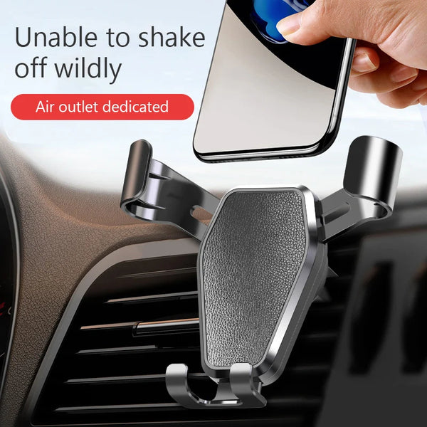 Gravity Car Phone Holder | Air Vent Mount for Secure Driving - Carmodza.com