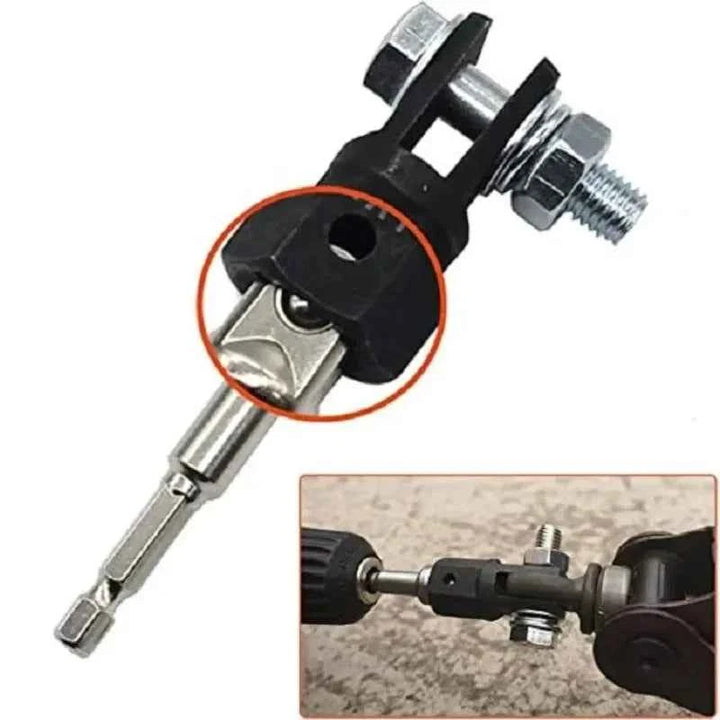 Scissor Jack Adapter 1/2 Inch Chrome Vanadium Steel Adapter Wrench Tool Automotive Jack Drill Adapters for Impact Drills Socket