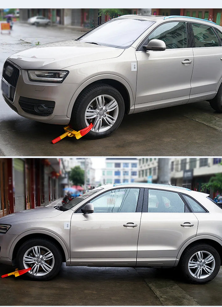 Heavy Duty Car Wheel Clamp - Universal Anti-Theft Tire Lock - Carmodza.com