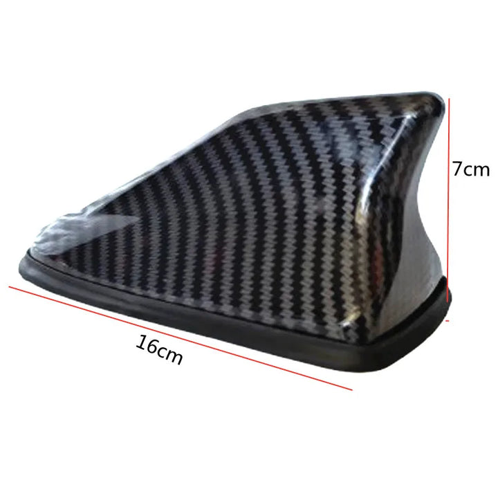 Carbon Fiber Shark Fin Antenna for Car Roof Radio Signal Boost - Carmodza.com