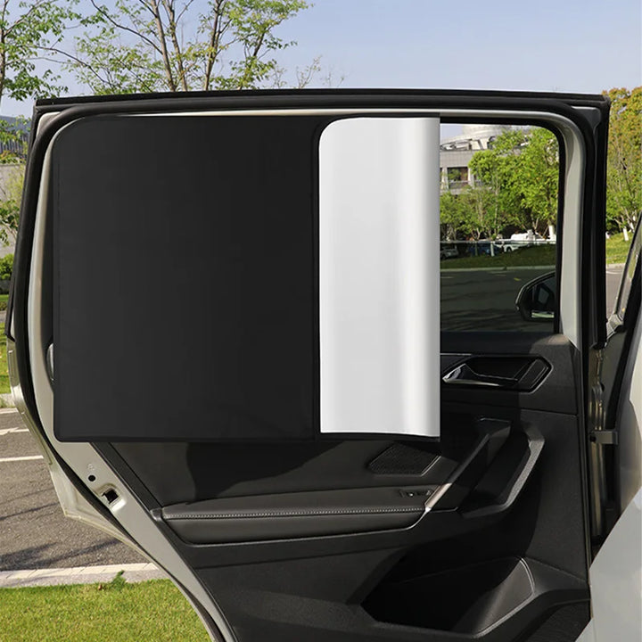 SEAMETAL 2Pcs Car Side Window Sun – Shade Curtain Summer Sun Protection - Carmodza.com