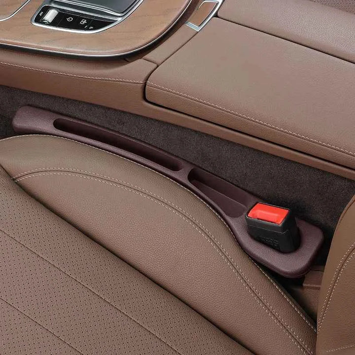 Seat Gap Filler for Cars – Anti-Drop Strip with Mini Organizer Tray - Carmodza.com