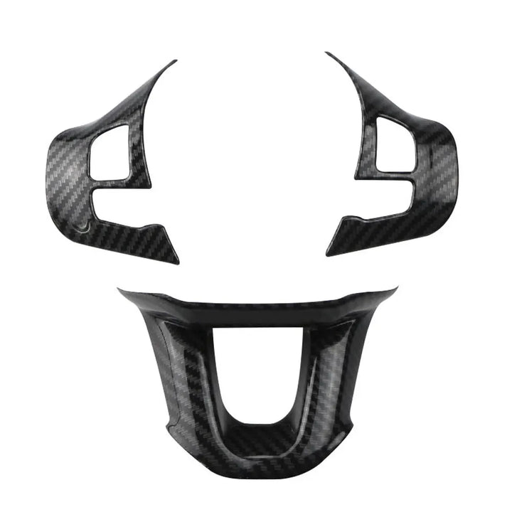Peugeot 208 2008-2018 Steering Wheel Trim Cover - Glossy Silver ABS - Carmodza.com