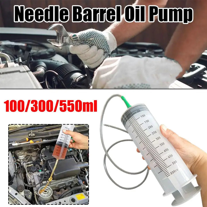 Large Capacity Syringe Pump for Car Oil and Fluids - Carmodza.com