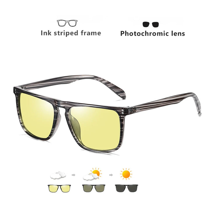 Photochromic Polarized Driving Sunglasses for Day & Night Vision - Carmodza.com