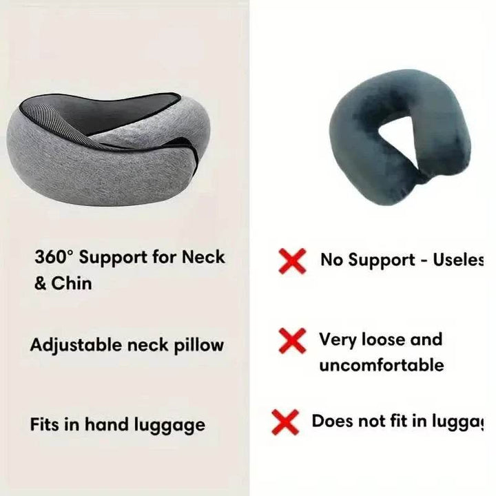 Travel Neck Pillow Memory Foam U-Shape Car Accessory - Carmodza.com