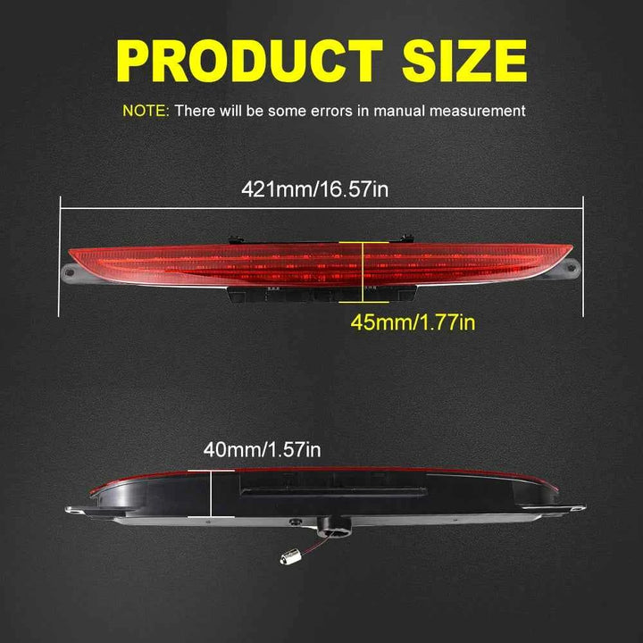 Car LED Rear Tail Light Rear Lamps Rear Bumper Center Reflector Fog Light Tail Lamp For Audi TT MK2 2007-2014 OME:8J0945703