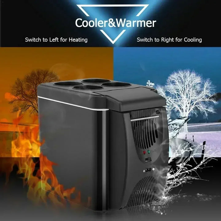 Portable Car Freezer Cooler 6L | 12V Mini Electric Fridge - Carmodza.com