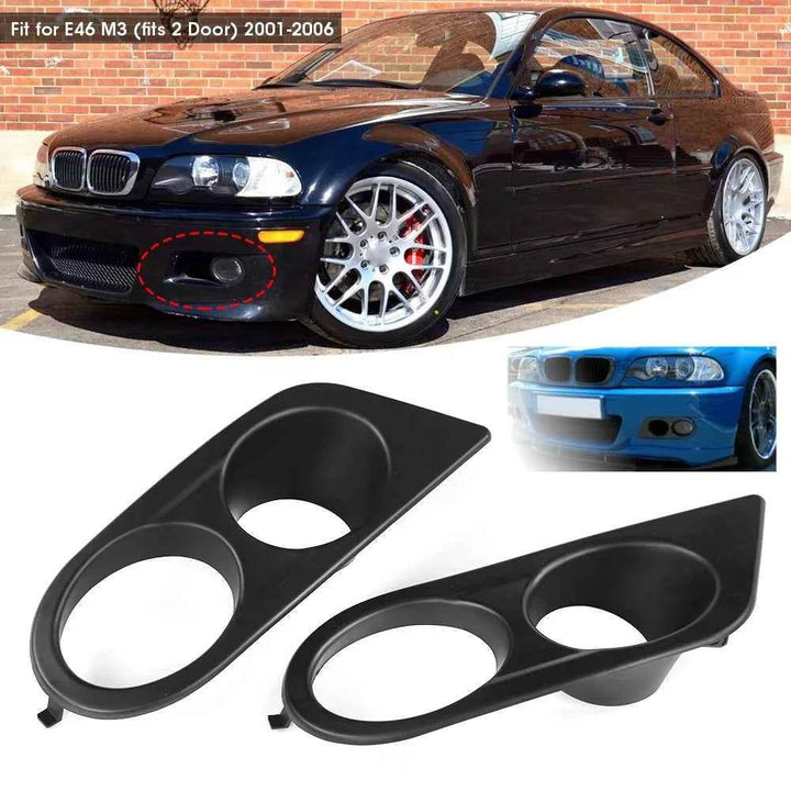 E46 M3 Dual Hole Foglight Cover for BMW (2001-2006) - Carmodza.com