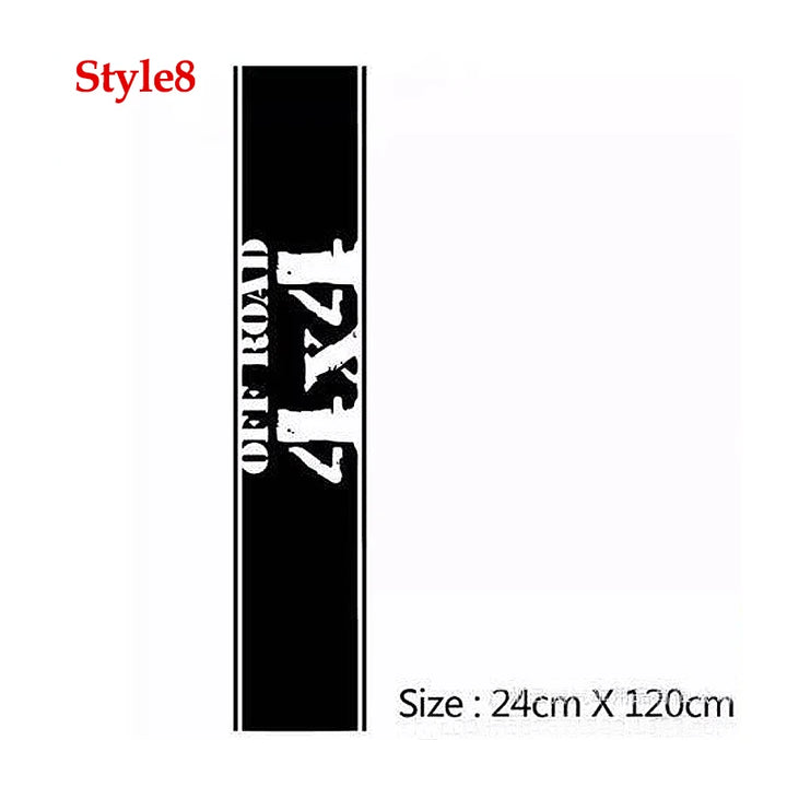 Car Hood Sticker – Personalized Stripe Hood Decal for Car Accessories - Carmodza.com