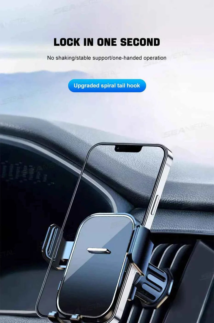 Universal Car Air Vent Phone Holder with Stable Metal Hook - Carmodza.com
