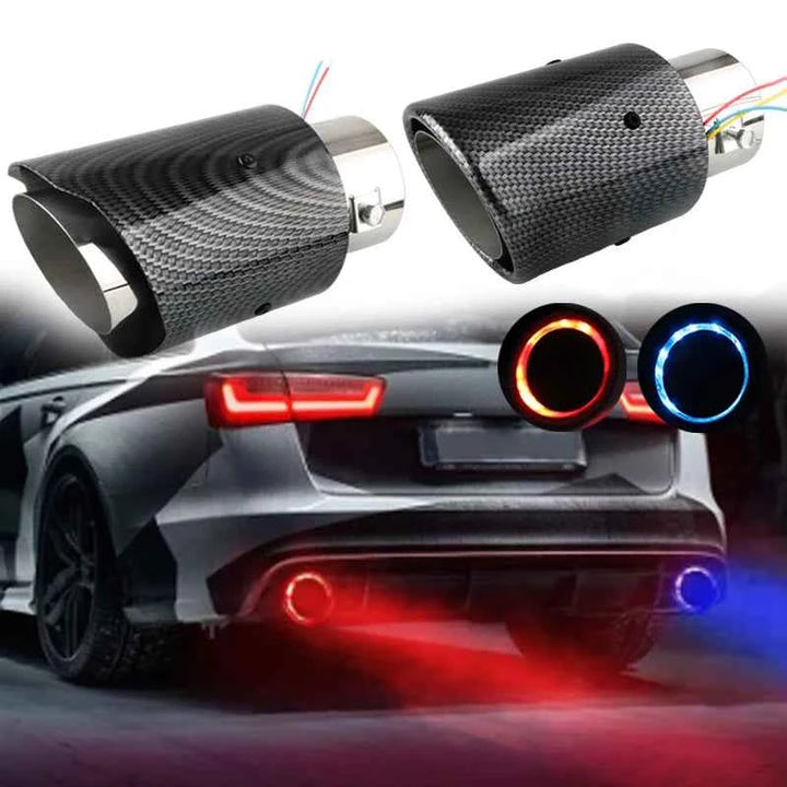 Water transfer printing light tailpipe stainless steel automobile exhaust pipe muffler tailpipe exhaust pipe auto parts
