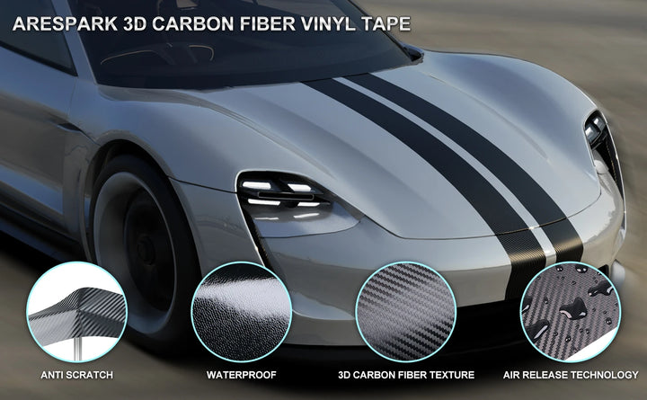 Carbon Fiber Car Vinyl Wrap - 3D/5D/6D Gloss & Matte Film - Carmodza.com