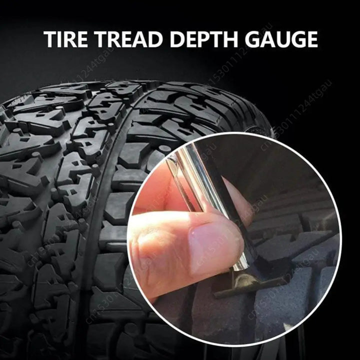 Car Tire Tread Depth Gauge | Universal Tire Safety Checker - Carmodza.com
