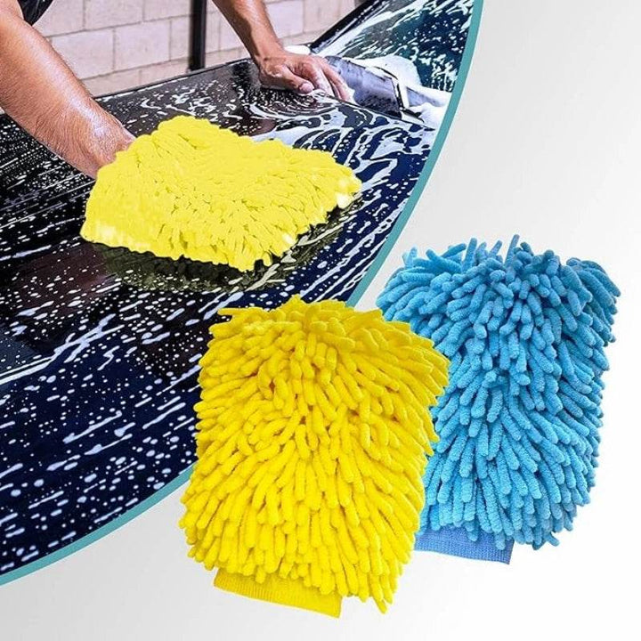 Microfiber Car Wash Mitt Gloves for a Scratch-Free Shine - Carmodza.com