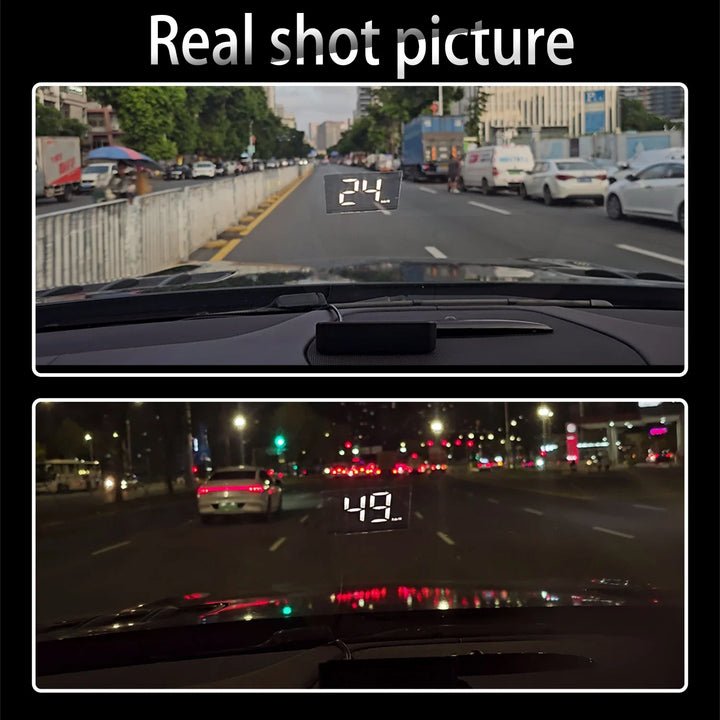 Car GPS HUD Speedometer | Universal M2 Plug & Play Display - Carmodza.com