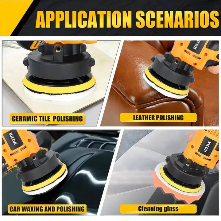 700W Electric Car Polisher Kit | Adjustable Speed Polishing Machine - Carmodza.com