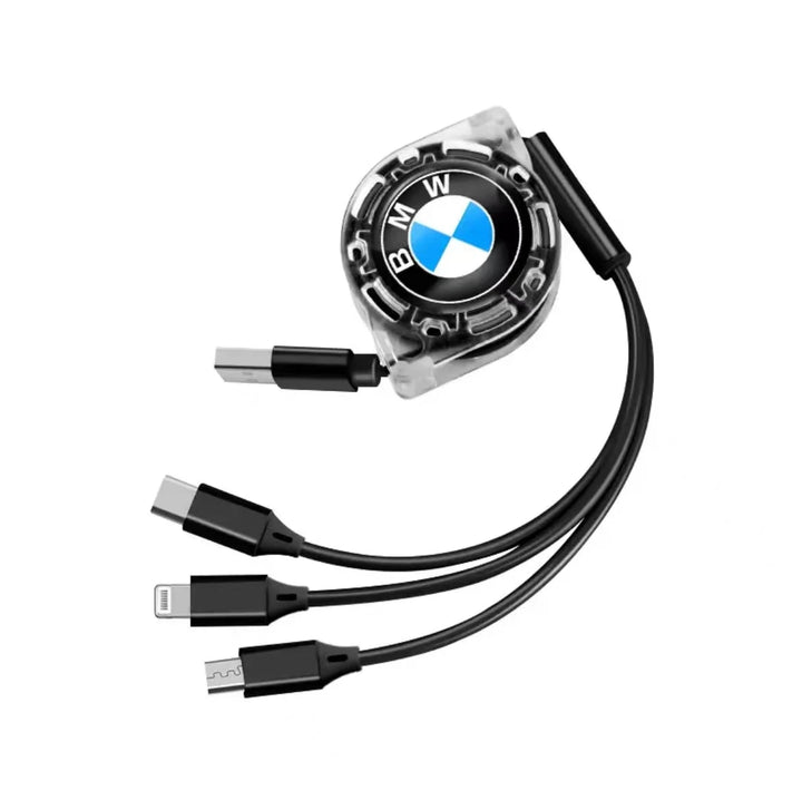3-in-1 Retractable Car Charger | Universal Fast Charging Cable - Carmodza.com