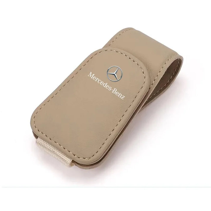 Mercedes-Benz Sun Visor Glasses Holder | Carbon Fiber Eyeglass Clip - Carmodza.com
