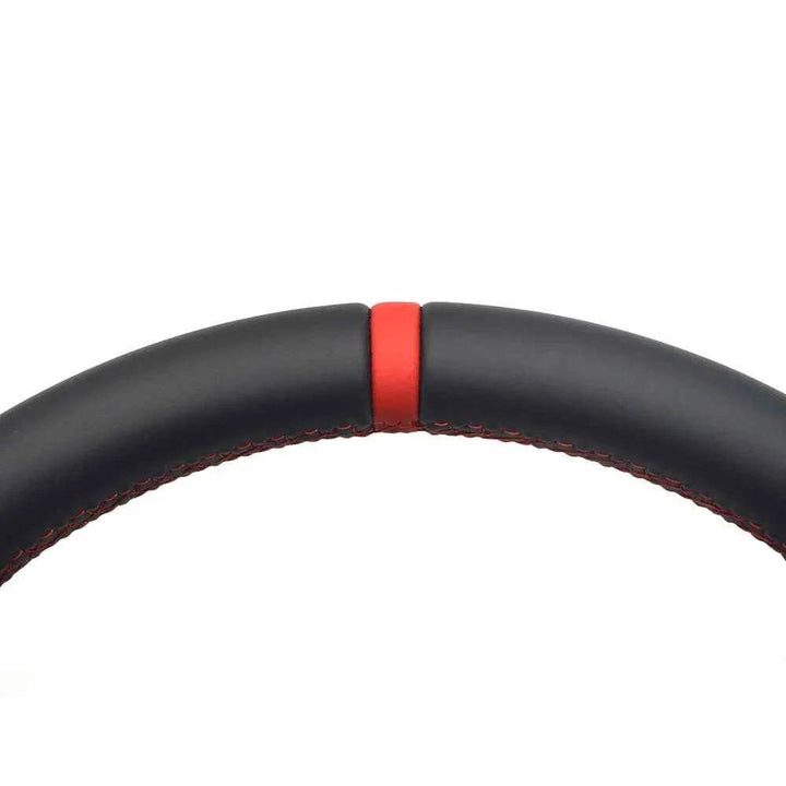 Audi Sport Flat Bottom Steering Wheel | Suede & Leather Grip - Carmodza.com