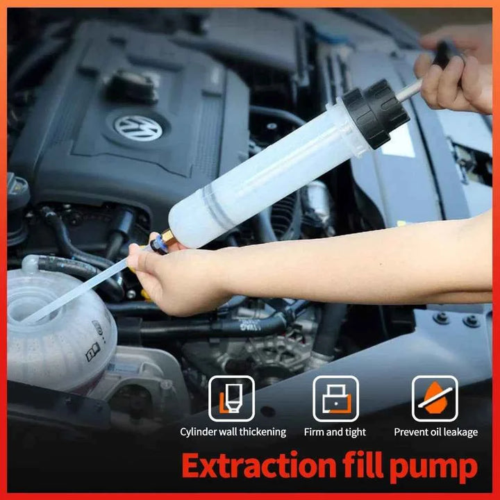 Automotive Fluid Transfer Pump - 1.5L Oil & Fuel Extractor - Carmodza.com