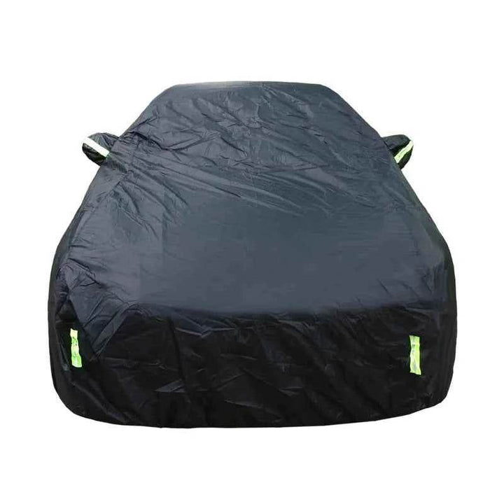 Universal All-Weather Car Cover with Reflective Strips - Carmodza.com