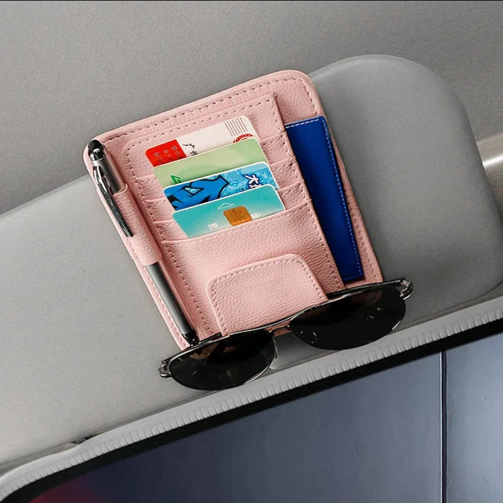 Car Sun Visor Organizer Bag for Essentials - Carmodza.com