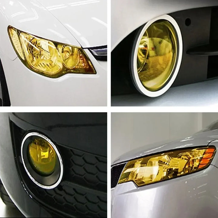 Car Headlight Tint Vinyl Film | Matte Black Smoke Light Wrap - Carmodza.com