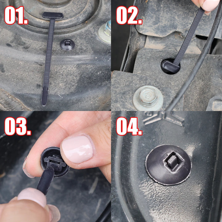 Universal Car Cable Tie Buckle - Auto Fastener Clip - Carmodza.com