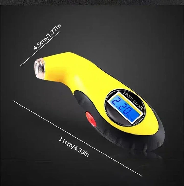 Digital Car Tire Pressure Gauge - High Precision Tire Monitor - Carmodza.com