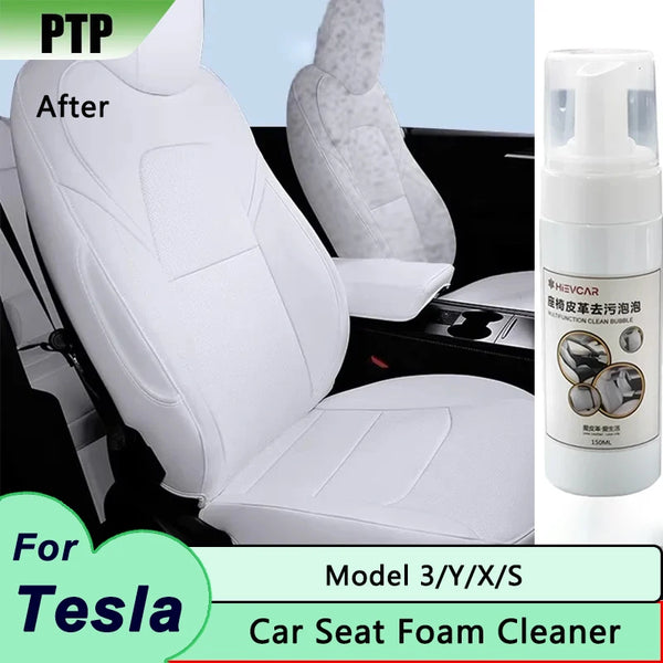 Tesla Seat Foam Cleaner for Model 3/Y/X/S | Gentle & Effective - Carmodza.com