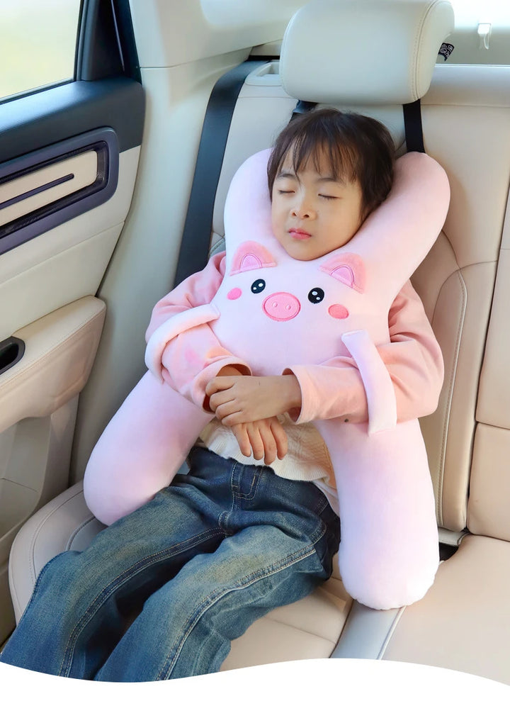 Kids Car Seat Travel Pillow | Neck & Body Sleep Support - Carmodza.com