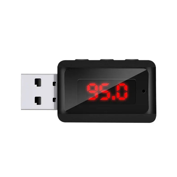 Car Bluetooth FM Transmitter - USB Wireless Audio Adapter - Carmodza.com