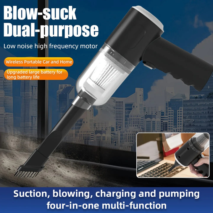 6-in-1 Wireless Car Vacuum Cleaner | 9000Pa Suction & Blower - Carmodza.com