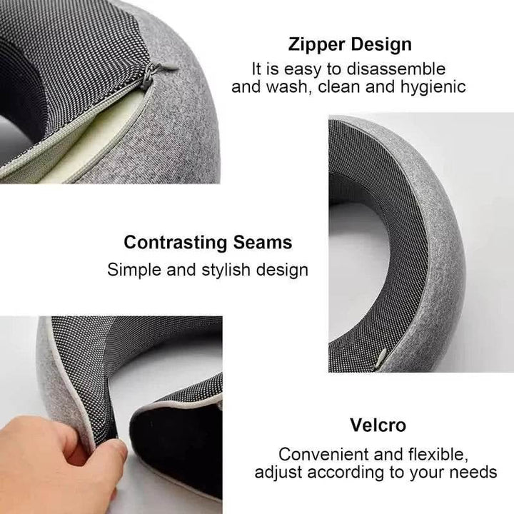 Travel Neck Pillow Memory Foam U-Shape Car Accessory - Carmodza.com