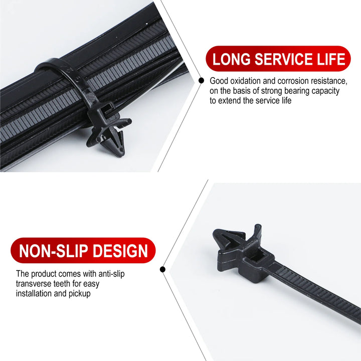 Car Wire Harness Fastener Clips Cable Management Ties - Carmodza.com
