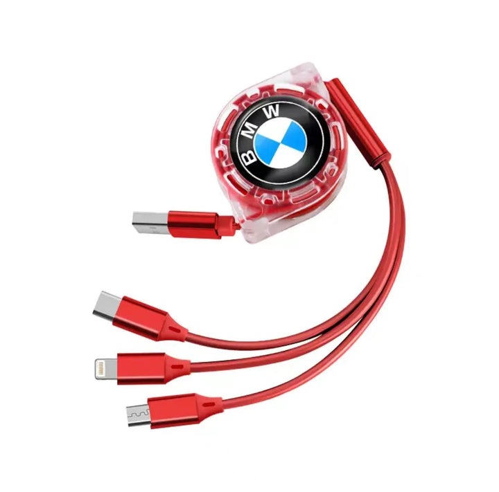 3-in-1 Retractable Car Charger | Universal Fast Charging Cable - Carmodza.com