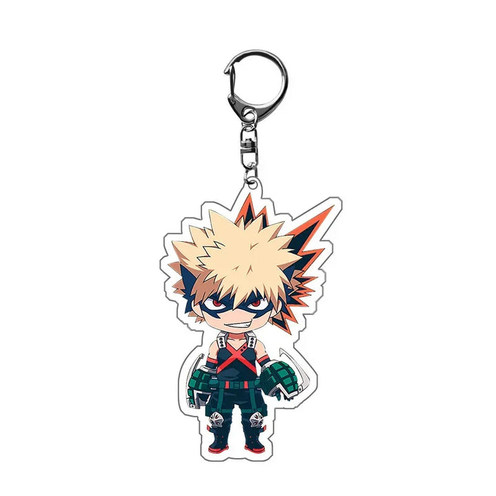 My Hero Academia Car Keychain | Acrylic Anime Character Charm - Carmodza.com