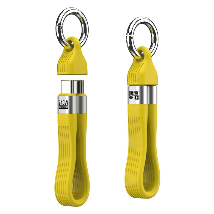 240W USB C Keychain Charger Cable for Car & On-The-Go - Carmodza.com