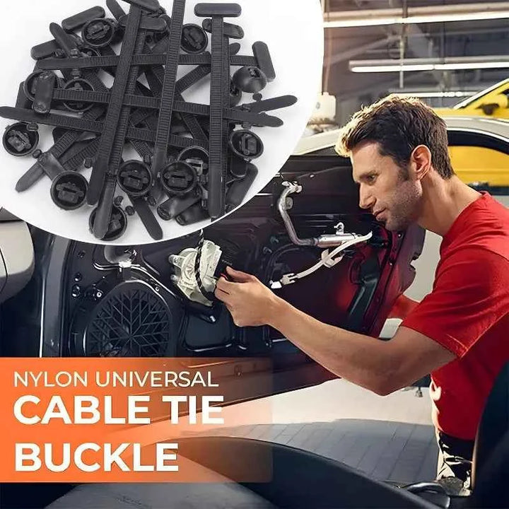 Universal Car Cable Tie Buckle - Auto Fastener Clip - Carmodza.com
