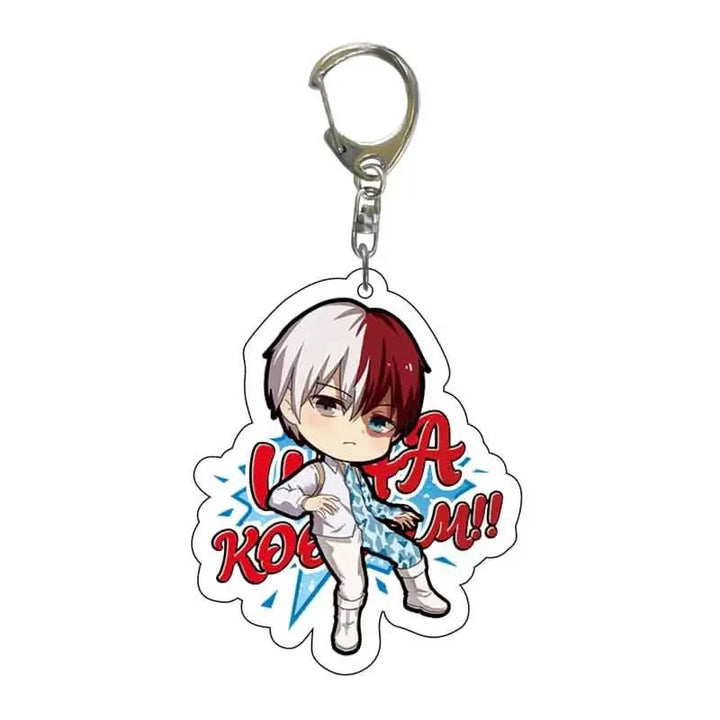 My Hero Academia Car Keychain | Acrylic Anime Character Charm - Carmodza.com