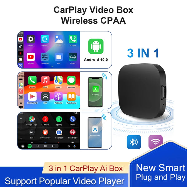 Smart CarPlay AI Box Adapter for Wireless Android Auto & CarPlay - Carmodza.com